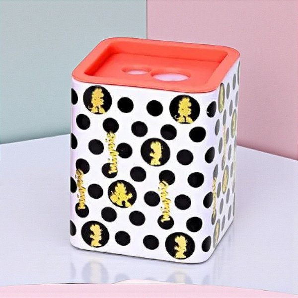 Apontador Duplo - Minnie Mouse - Poá - 5cm - Disney Original - 1 unidade - Molin