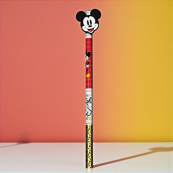 Lápis Mickey - HB Preto - Colorido - Disney Original - 1 unidade - Molin