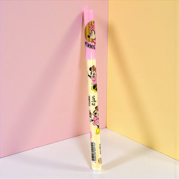 Caneta Minnie - Esferográfica Azul - Make In Fun - Disney Original - 1 unidade - Molin