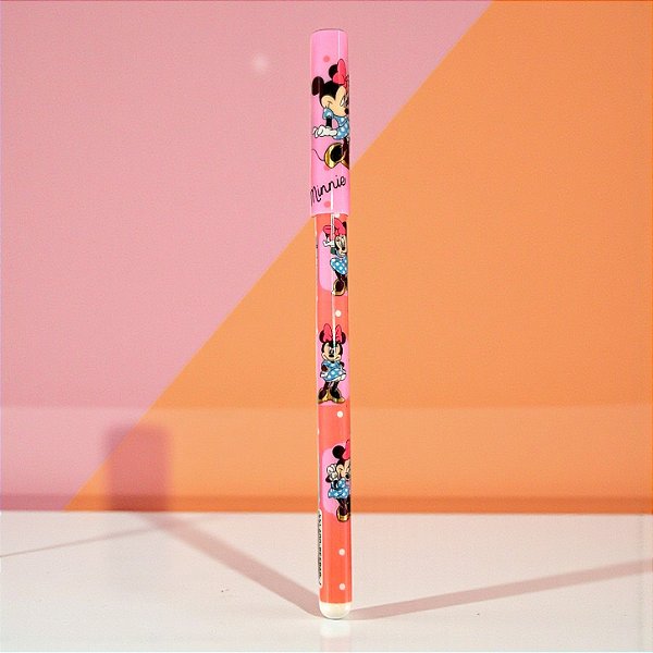 Caneta Minnie - Esferográfica Azul - Cute - Disney Original - 1 unidade - Molin