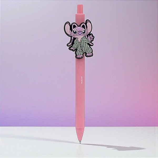 Caneta Angel Pijama - Esferográfica Azul - Disney Original - 1 unidade - Molin