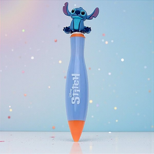 Mini Caneta Stitch Esferográfica - 11cm - Disney Original - 1 unidade - Molin