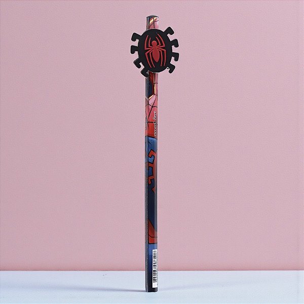 Lápis Homem Aranha - HB Preto - Spider - Disney Original - 1 unidade - Molin