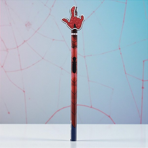 Lápis Homem Aranha - HB Preto - Luva - Disney Original - 1 unidade - Molin