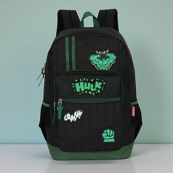 Mochila Escolar - Hulk - Disney Original - 1 unidade - Luxcel