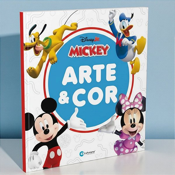 Livro Arte e Cor Turma do Mickey - Disney Original - 1 unidade - Culturama
