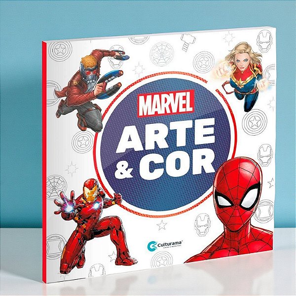 Livro Arte e Cor Vingadores - Disney Original - 1 unidade - Culturama