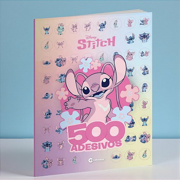 Livro 500 Adesivos Angel - Disney Original - 1 unidade - Culturama