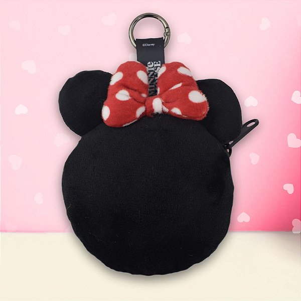 Chaveiro Mini Fluffy - Minnie Mouse - 10cm - Disney Original - 1 unidade - DAC