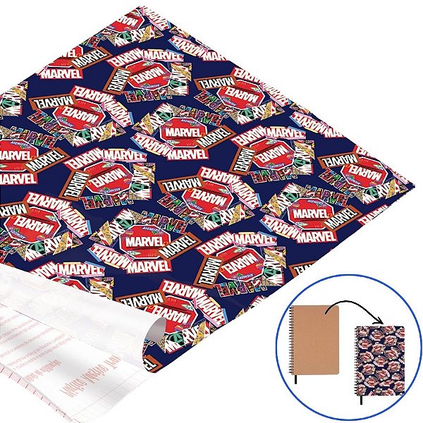 Plástico Adesivo - Marvel - 45x1000cm - Disney Original - 1 unidade - DAC