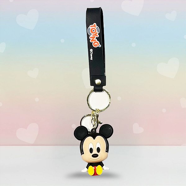 Chaveiro 3D Mickey Mouse - 7cm - Disney Original - 1 unidade - Toyng