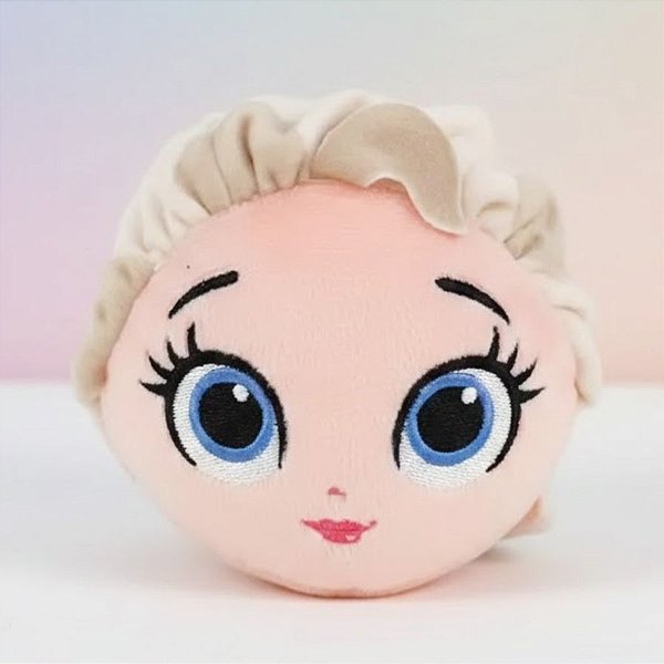 Brinquedo Squish Pelúcia - Elsa - Frozen - 10cm - Disney Original - 1 unidade - Toyng