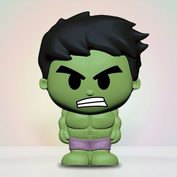 Borracha Escolar 3D - Hulk - Vingadores - Disney Original - 1 unidade - Toyng