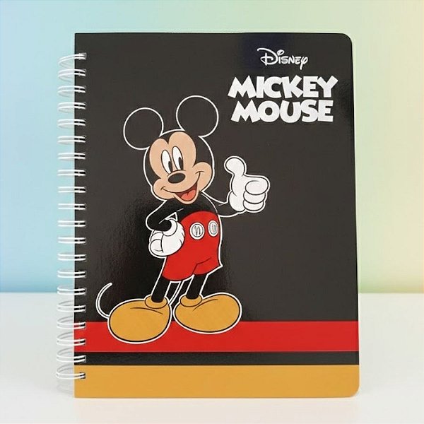 Caderno Universitário - Mickey Mouse - 215x275mm - 10 Matérias - Disney Original - 1 unidade - Culturama