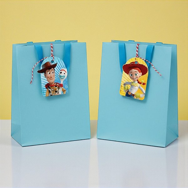 Tag com Cordão Festa Toy Story - Disney Original - 8 unidades - Regina