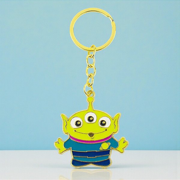 Chaveiro Metal - Alien - Toy Story - 4,5cm - Disney Original - 1 unidade - Taimes