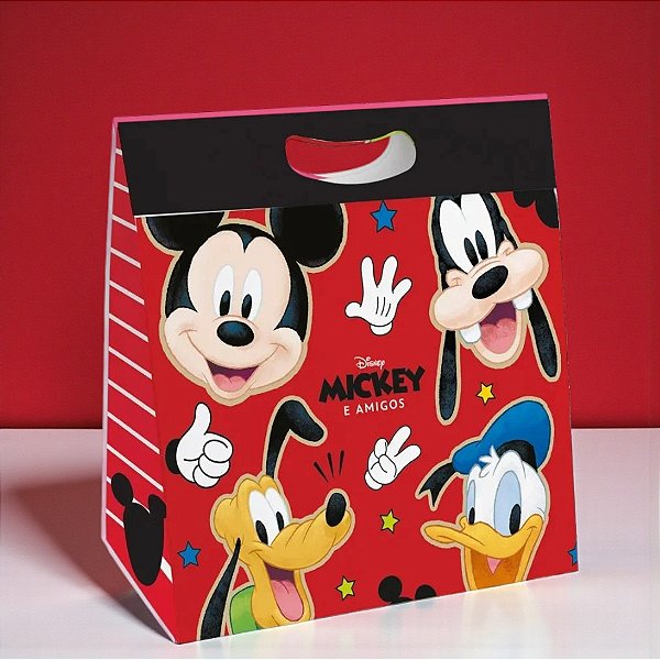 Caixa New Plus - Turma do Mickey - P 18x7,5x24cm - Disney Original - 1 unidade - Cromus