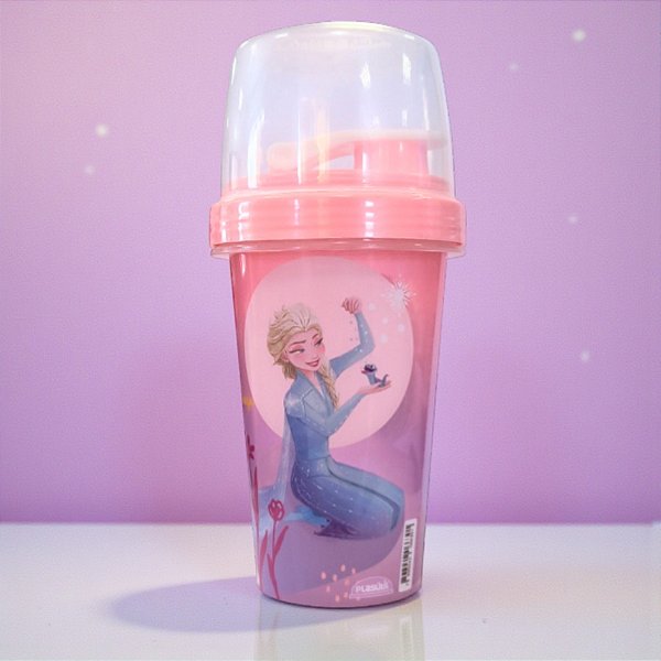 Mini Shakeira Elsa - Frozen - 320ml - Disney Original - 1 unidade - Plasútil - Rizzo