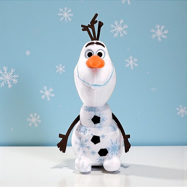Pelúcia Olaf 21cm - Frozen - 1 unidade - Disney Original - Fun