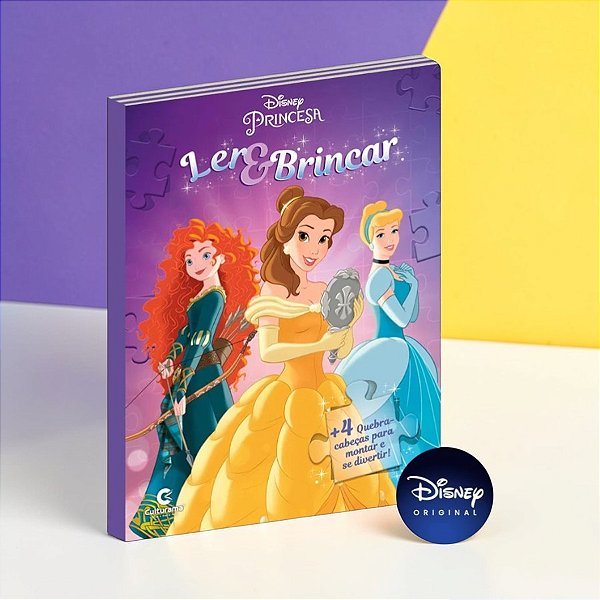 Livro Para Ler e Brincar Princesas - 01 Unidade - Culturama - Rizzo