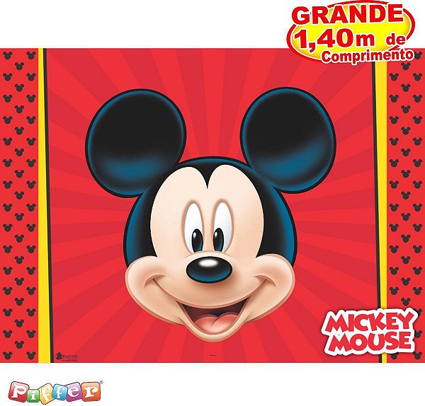 Painel TNT Grande Mickey Mod 2 - 1,40x1,03m - 01 unidade - Piffer - Rizzo