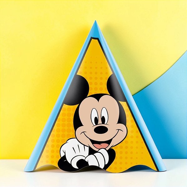 Chapéu de Aniversário - Mickey e Amigos - Disney Original - 8 unidades - Regina - Rizzo
