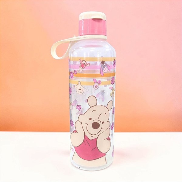 Garrafa Abre Fácil - Ursinho Pooh - 970ml - Disney Original - 1 unidade - Plasútil - Rizzo