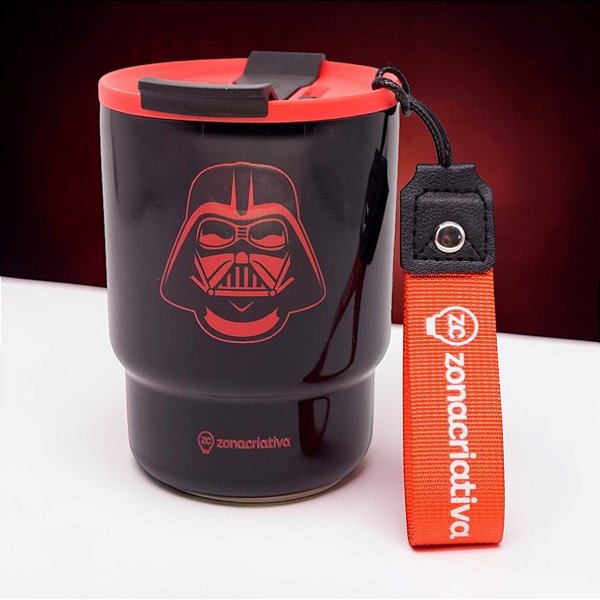 Copo Térmico To Go - Darth Vader - Star Wars - 400ml - Disney Original - 1 unidade - Zonacriativa - Rizzo