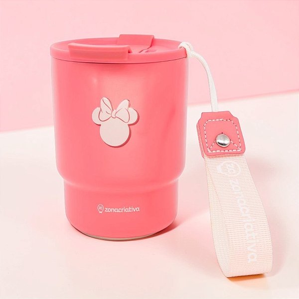 Copo Térmico To Go - Minnie Mouse - 400ml - Disney Original - 1 unidade - Zonacriativa - Rizzo