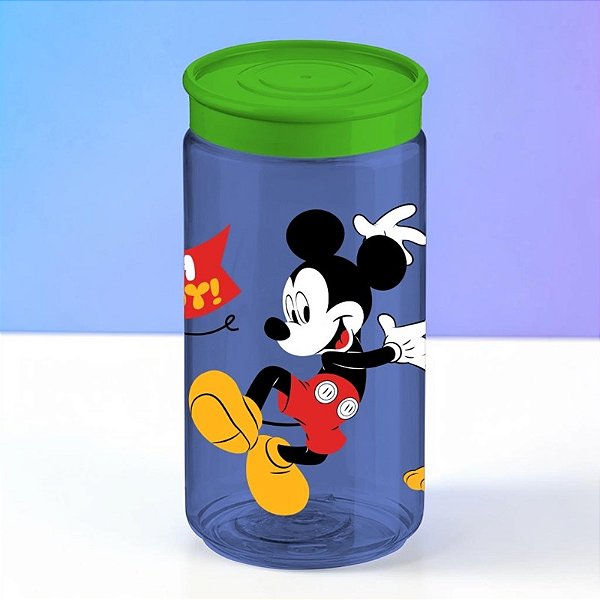 Pote de Plástico Organizador - Turma do Mickey - 350ml - 1 unidade - Disney Original - Tiba