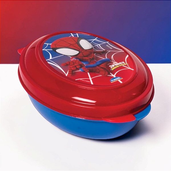 Saboneteira de Plástico - Spidey - 180ml - Disney Original - 1 unidade - Plasútil - Rizzo