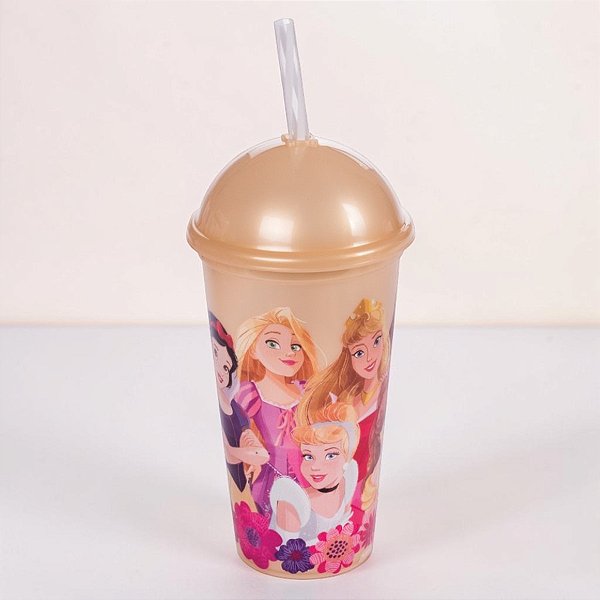 Copo Shake Princesas - 500ml - Disney Original - 1 unidade - Plasútil - Rizzo