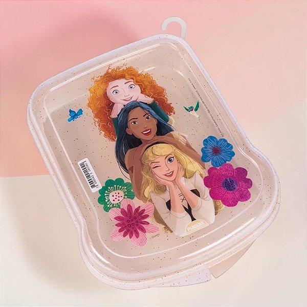 Sanduicheira / Porta Frios - Princesas - 15cm - Disney Original - 1 unidade - Plasútil - Rizzo