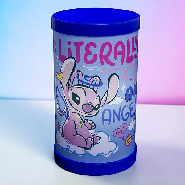 Luminária Angel - Azul - 25cm - Disney Original - 1 unidade - Usare - Rizzo