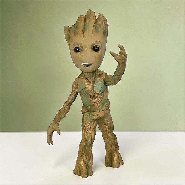 Boneco Articulado Groot - Guardiões da Galáxia - 45cm - Disney Original - 1 unidade - Mimo Toys - Rizzo