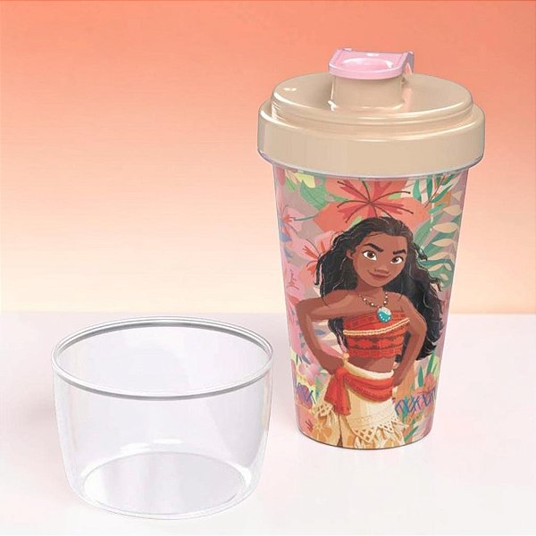 Mini Shakeira Moana - 320ml - 1 unidade - Plasútil - Disney Original - Rizzo