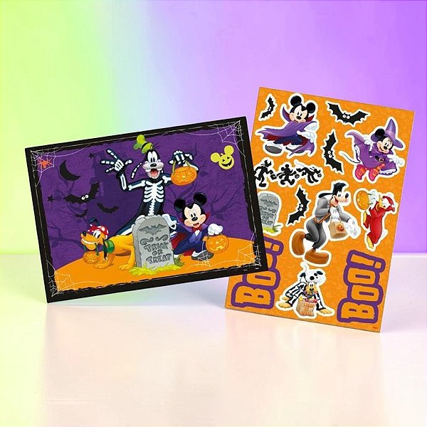 Kit Decorativo - Disney Halloween - 13 Itens - Disney Original - 1 unidade - Regina - Rizzo