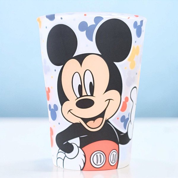 Kit 10 Copos de Plástico Mickey Mouse - 320ml - Disney Original  - 1 unidade - Rizzo