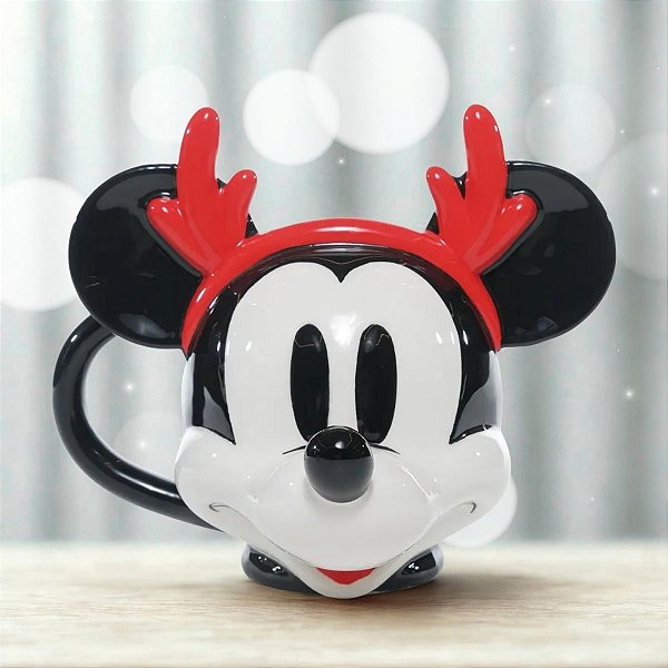 Caneca de Cerâmica - Natal Minnie Mouse - Disney Original - 1 unidade - Cromus - Rizzo