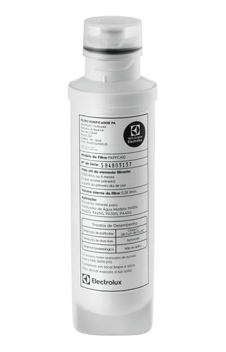 Filtro Refil Purificador PA10N PA20G PA40G Original A10677101