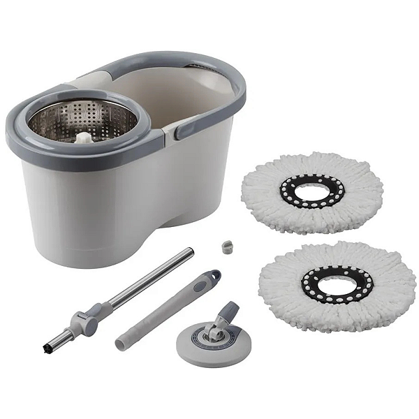 Mop Giratório 6,5l Cesto Inox C/ Refil Menalux Electrolux