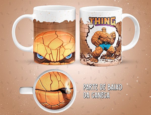 Caneca Quarteto Fantástico - Coisa - Bocão