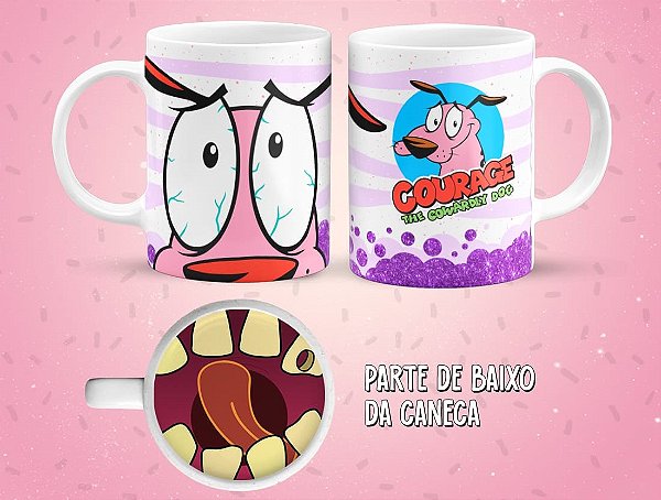 Caneca Coragem O Cão Covarde - Bocão
