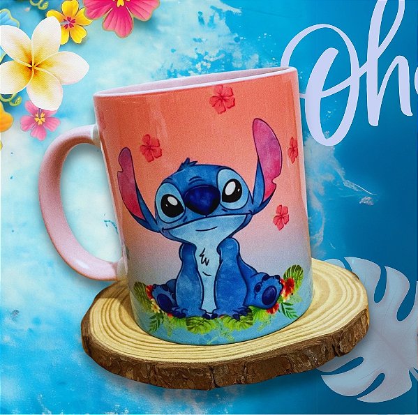 Caneca Personalizadas - Fundo e alça coloridos.
