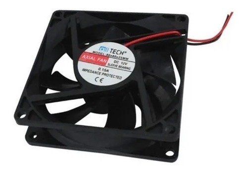 Cooler Mini Ventoinha 12v 80x80x25mm 01 Unidade