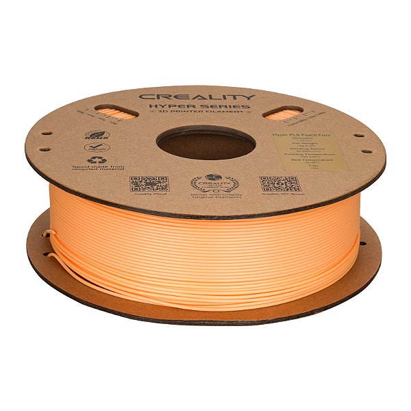 Filamento Creality para Impressoras 3D, 1,75mm, Hyper PLA - 1KG Peach