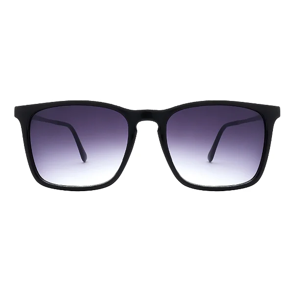 Óculos de Sol Feminino Dommus Mariae Retangular Preto Degradê