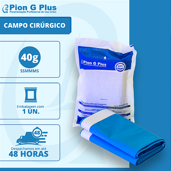 Campo Cirúrgico Estéril em SSMMMS  40g