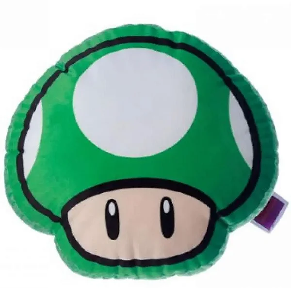 ALMOFADA FORMATO FIBRA 40X40CM UP MUSHROOM VERDE