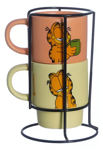 KIT CANECAS EMPILHAVEIS GARFIELD
